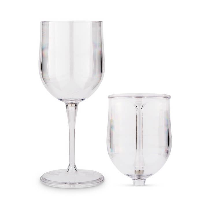 Portable Plastic Nesting Wine Glass Clear and other Purchase Wholesale clear plastic wine glasses. Free Returns & Net 60 Terms on Faire trending on Faire.
