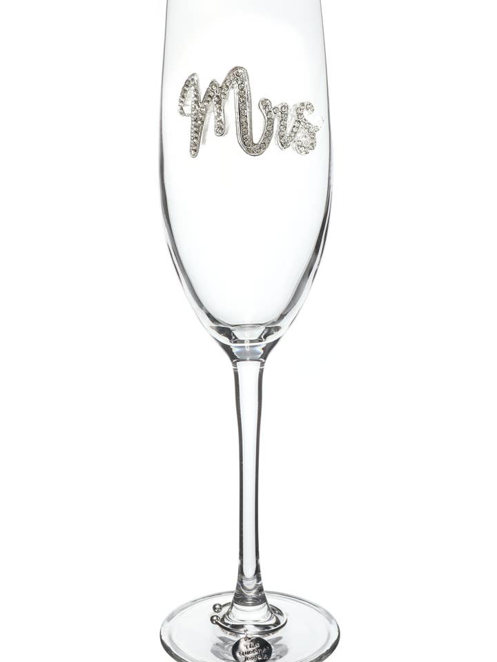 Fru Jeweled Stemmed Champagne flöjt för wholesale av The Queens' Jewels®