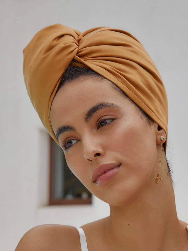 Double Lined Washed Silk XL Hair Wrap for wholesale by Damiano Collection