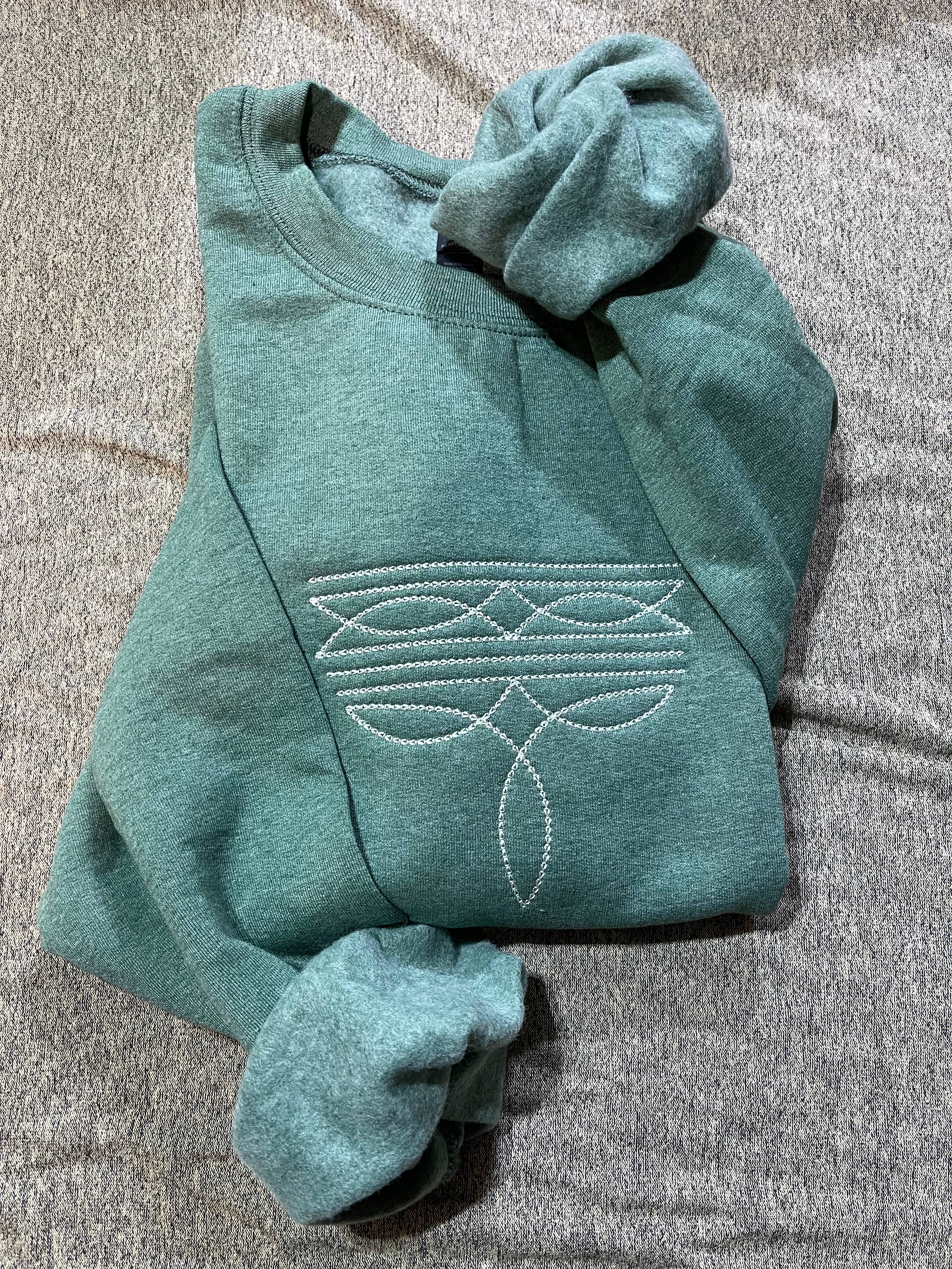 Basil & Burch – Engroshandel Sweatshirt - Dame – Boot stitch broderet rund hals.1