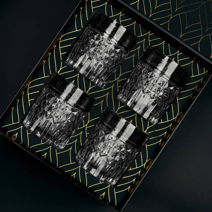 ROCKS Whiskey Chilling Stones - Wholesale Cocktail/Liquor Glass - The Privilege Collection - Prestige Whiskey Glasses4