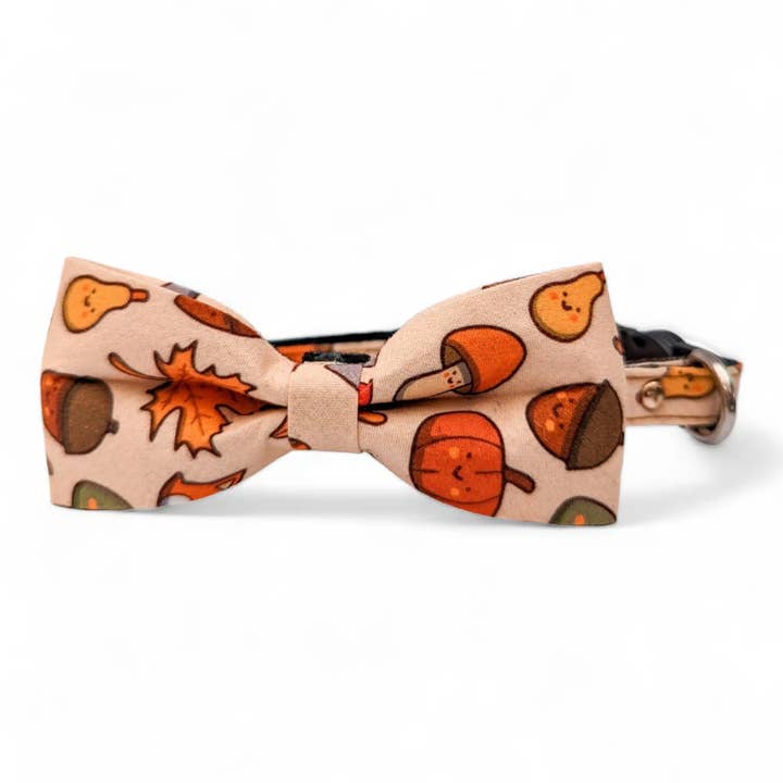 Cat Bowtie Collar - Autumn Hues for wholesale by Queenie's Pawprints