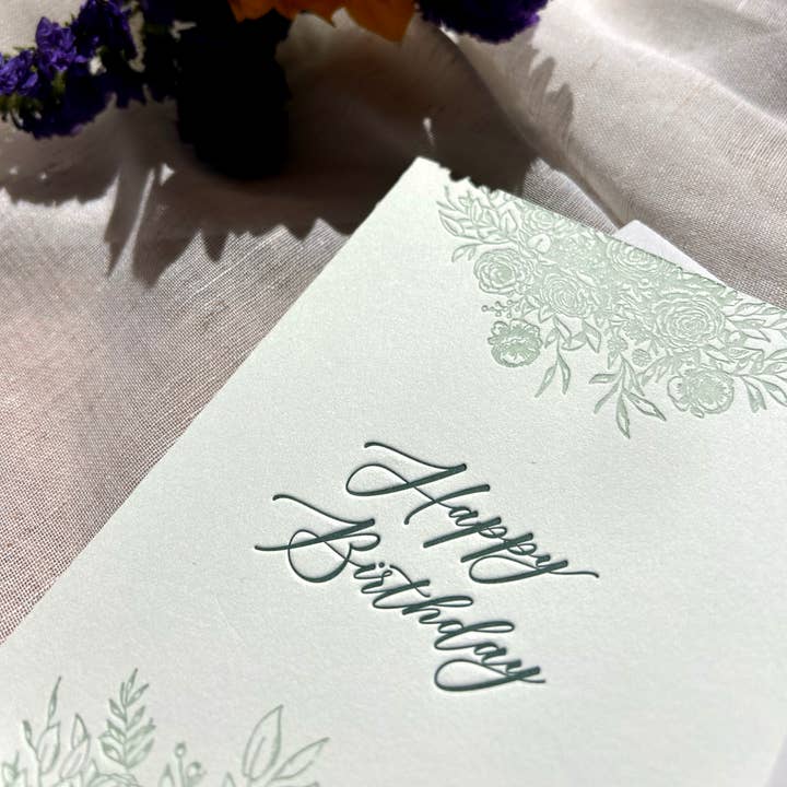 Rust Belt Love Paperie - Wholesale Birthday Card - Happy Birthday Letterpress Greeting Card2