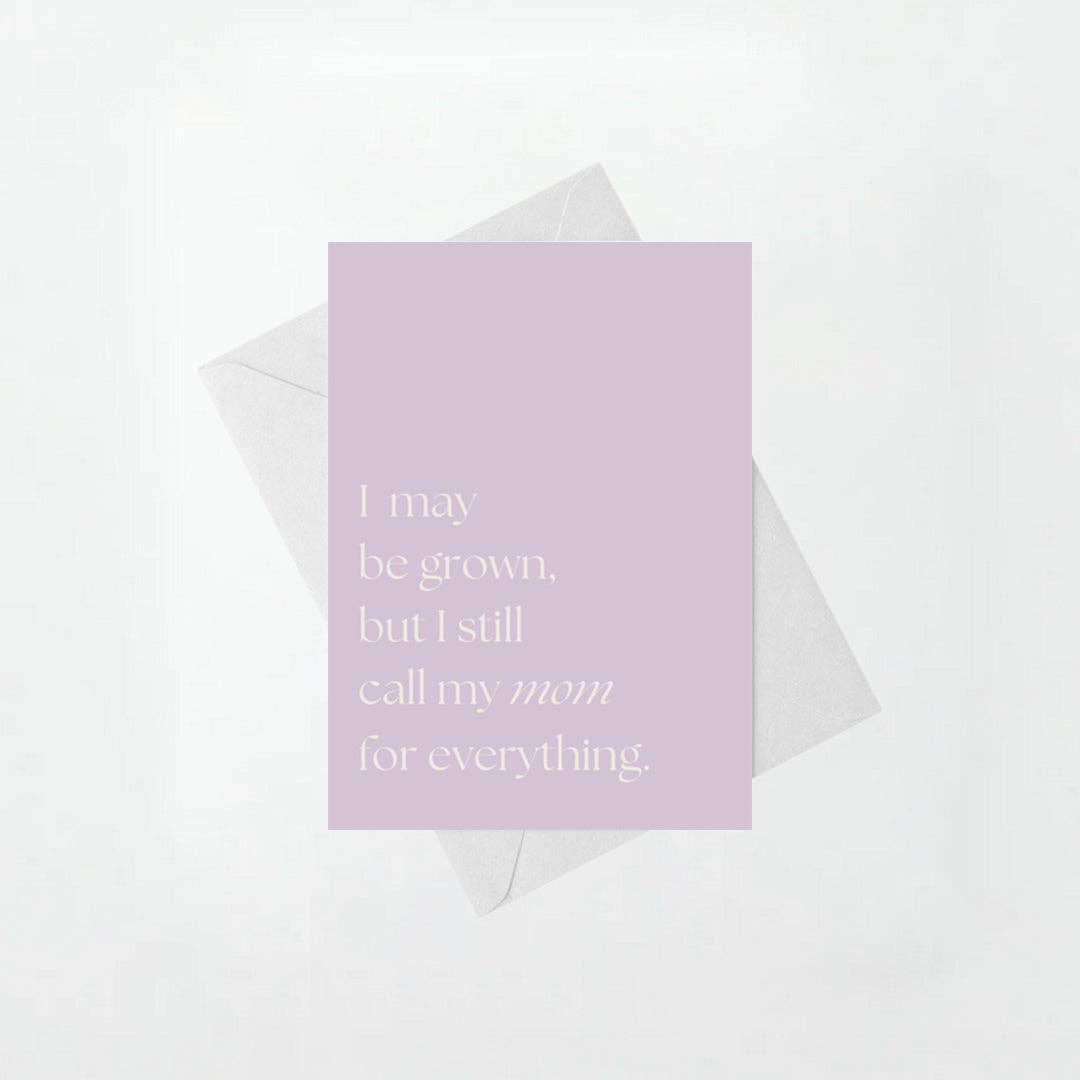 in Perennial – Großhandel Muttertagskarten – Ruf meine Mama für alles an - Muttertagskarte0