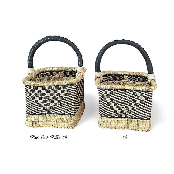 Ti-a Woven Goods - Wholesale Beer/Wine Caddy - Rustic Wine Caddy19