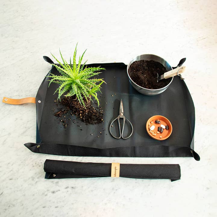 Potting tarp for urban gardening for wholesale by Botanopia USA - gifts , decor and cards for plant lovers