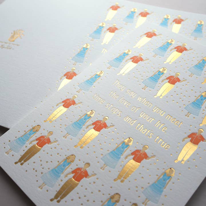 letterpress love card : movie love - big fish for wholesale by ditto ditto