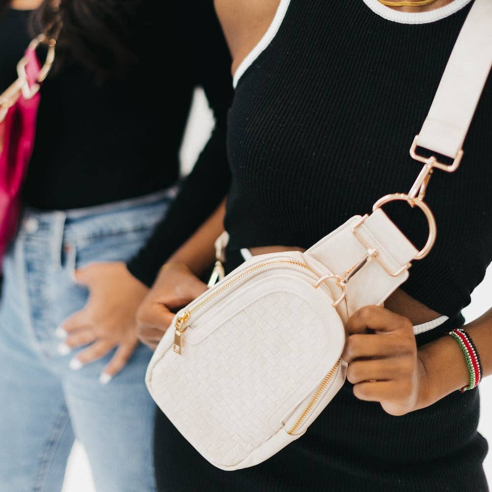 Pretty Simple - Wholesale Crossbody Bag - Women's - Waverly Woven Sling Bag Wholesale11