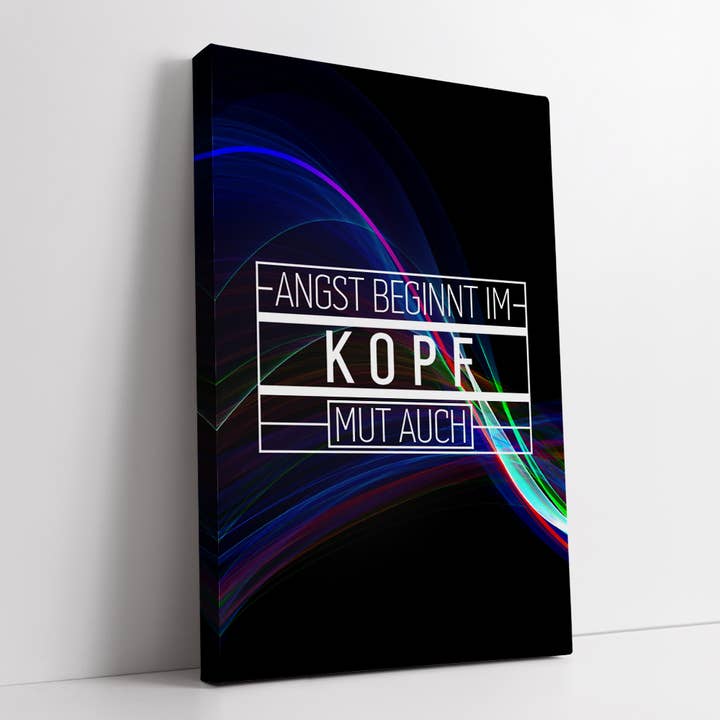 FEAR STARTS IN THE HEAD - COURAGE TOO, Design 1 for wholesale by TheMotivation