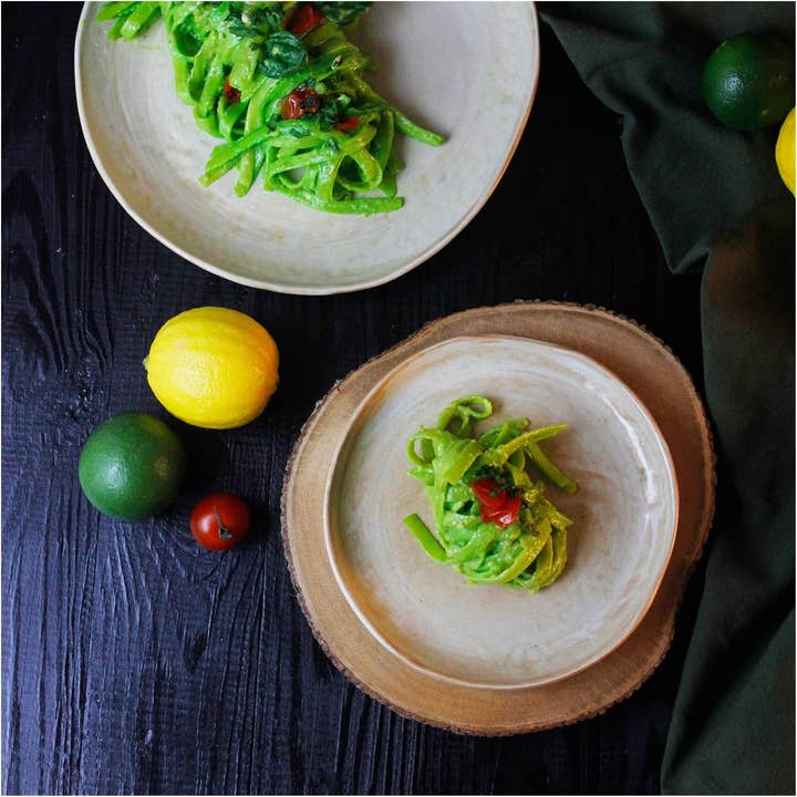 Ceramic Stoneware Organic Style 7 Inch , Rustic Brown for wholesale by Roro