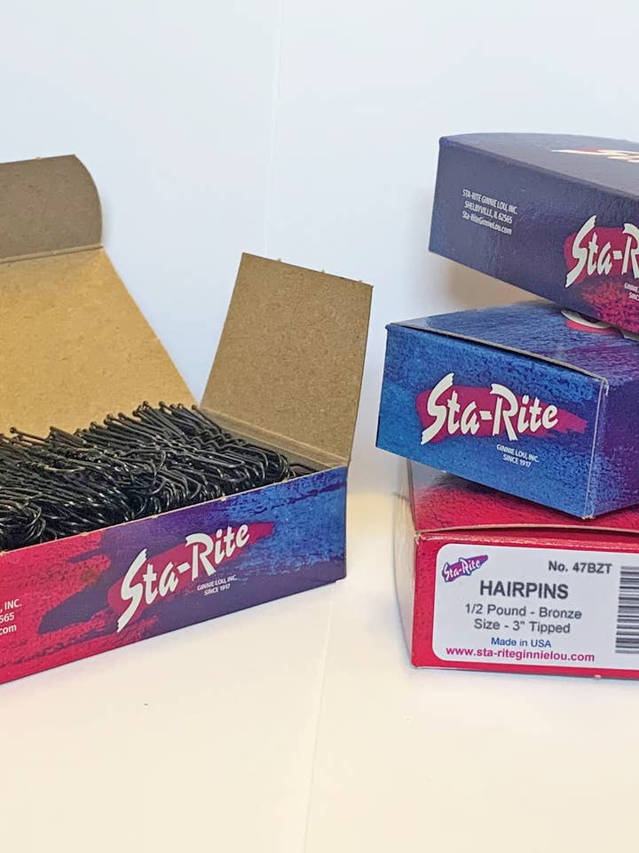 1 3/4" & 2" Hairpins - 400 ct for wholesale by Sta-Rite Ginnie Lou