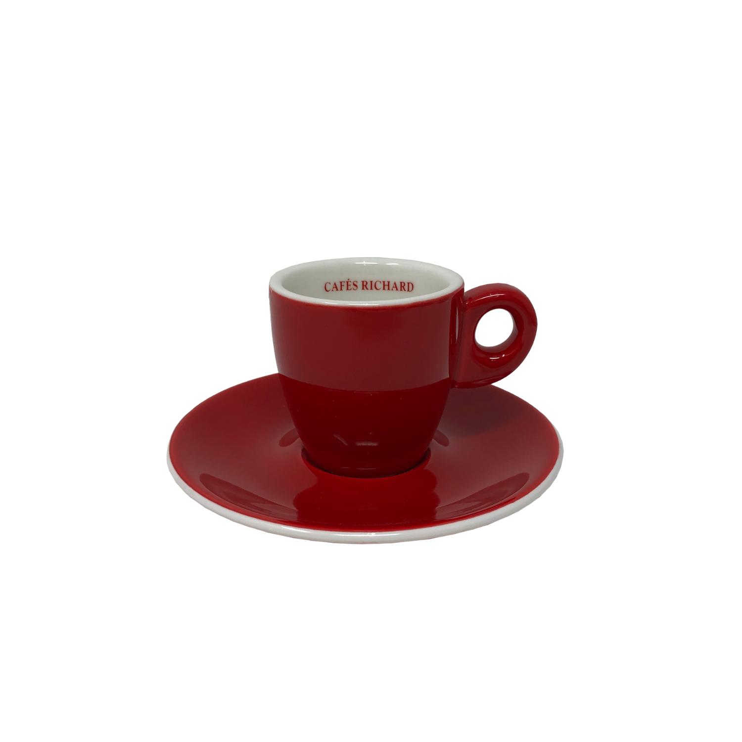 Cafés Richard Coffee & Tea – Großhandel Tee-/Kaffeetasse – Cafés Richard Bunte Espresso-Tassen mit Untertassen (6-teilig)8
