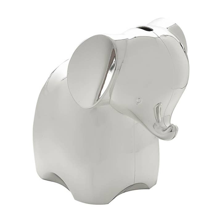 WIDDOP and Co. US - Wholesale Money/Piggy Bank - Bambino Silver Plated Elephant Money Box
