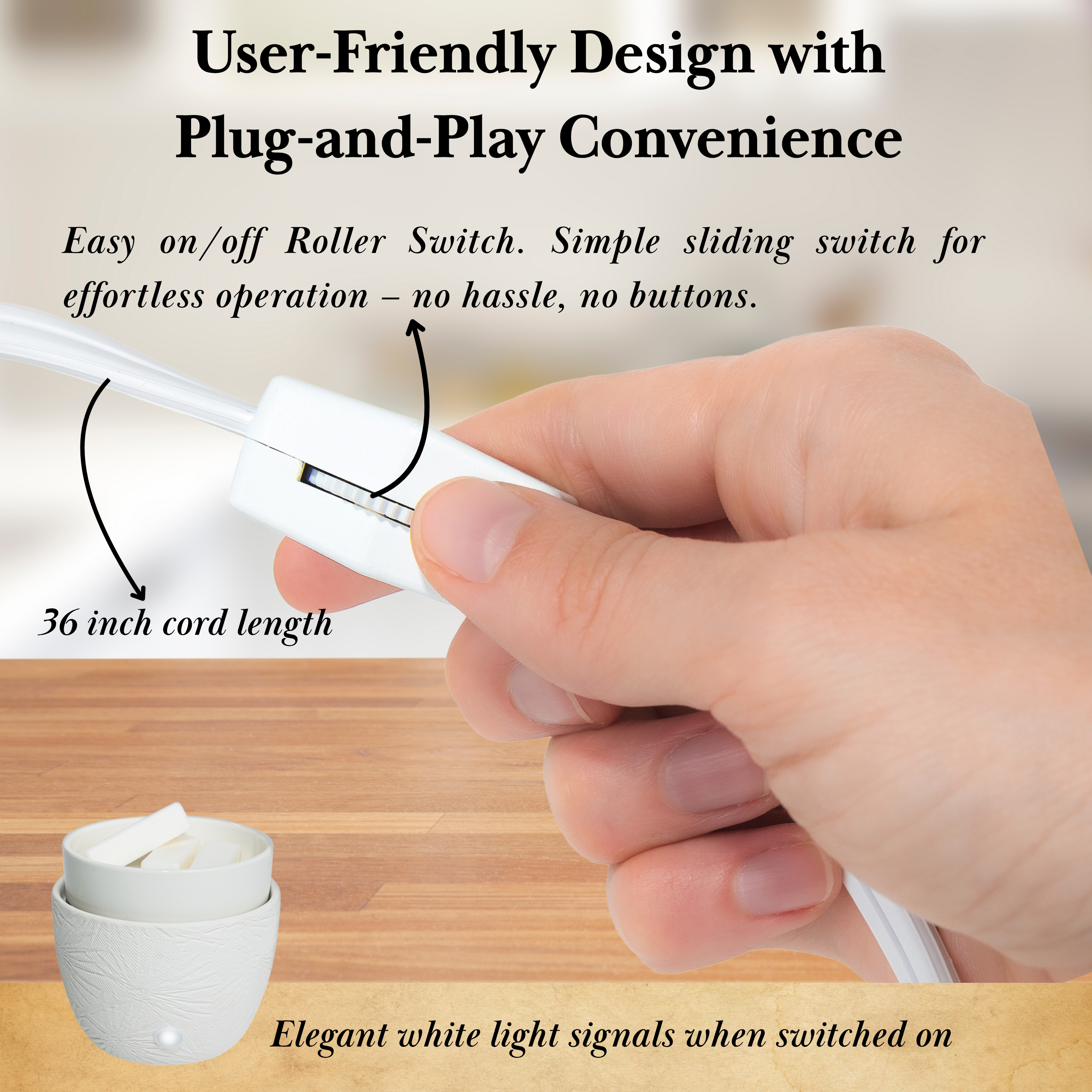 MVP Group International INC - Wholesale Wax Warmer - Carolina Wellness 3-in-1 Multifunctional Warmer, White5