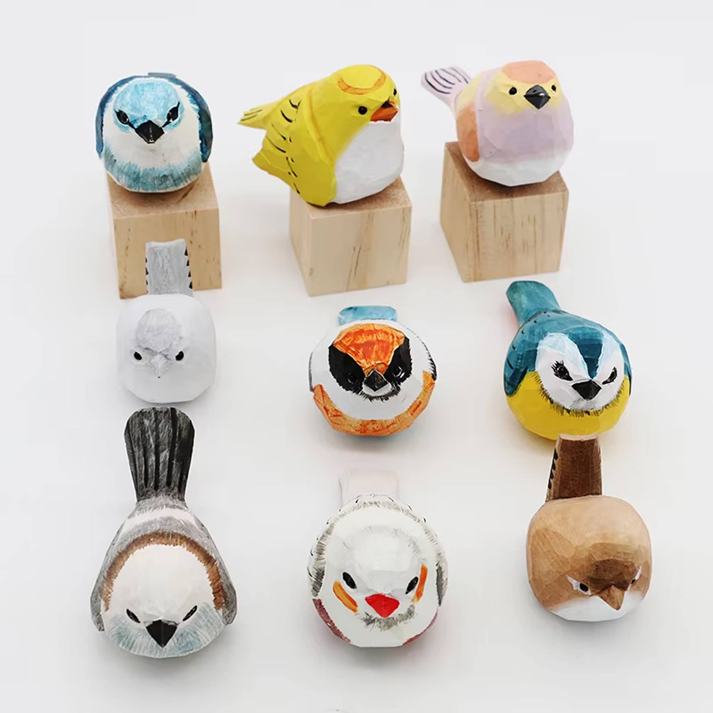 La Bella Monte - Vendita all'ingrosso Statuette decorative - Ornamenti in legno fatti a mano per decorazioni natalizie0