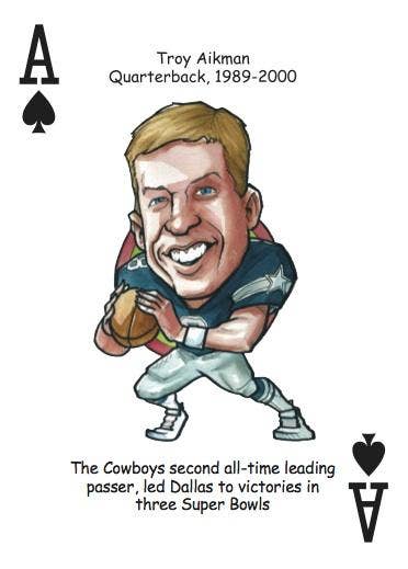 Midwest Novelty / Parody Productions - Wholesale Playing Cards - Dallas Football Heroes Playing Cards for Cowboys Fans5