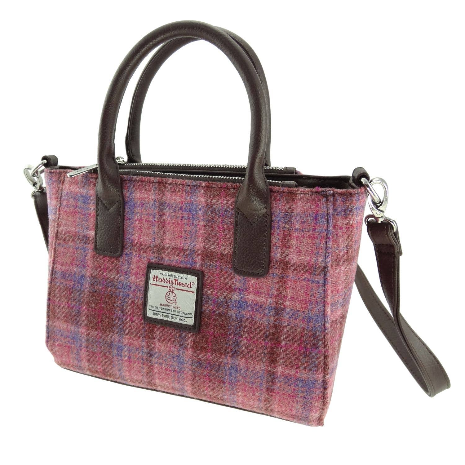 Glen Appin Of Scotland - Wholesale Tote Bag - Women's - LB1228 Harris Tweed 'Brora' Small Tote13