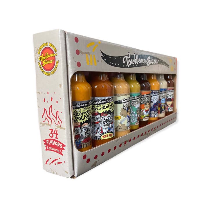 TorchBearer Sauces – wholesale Stark sås – Bästsäljare 8 Pack