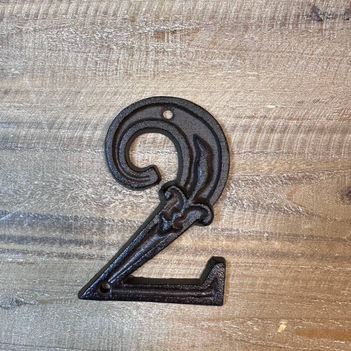 Vagabond Vintage - Wholesale Wall Accent - Vintage Cast Iron House Numbers