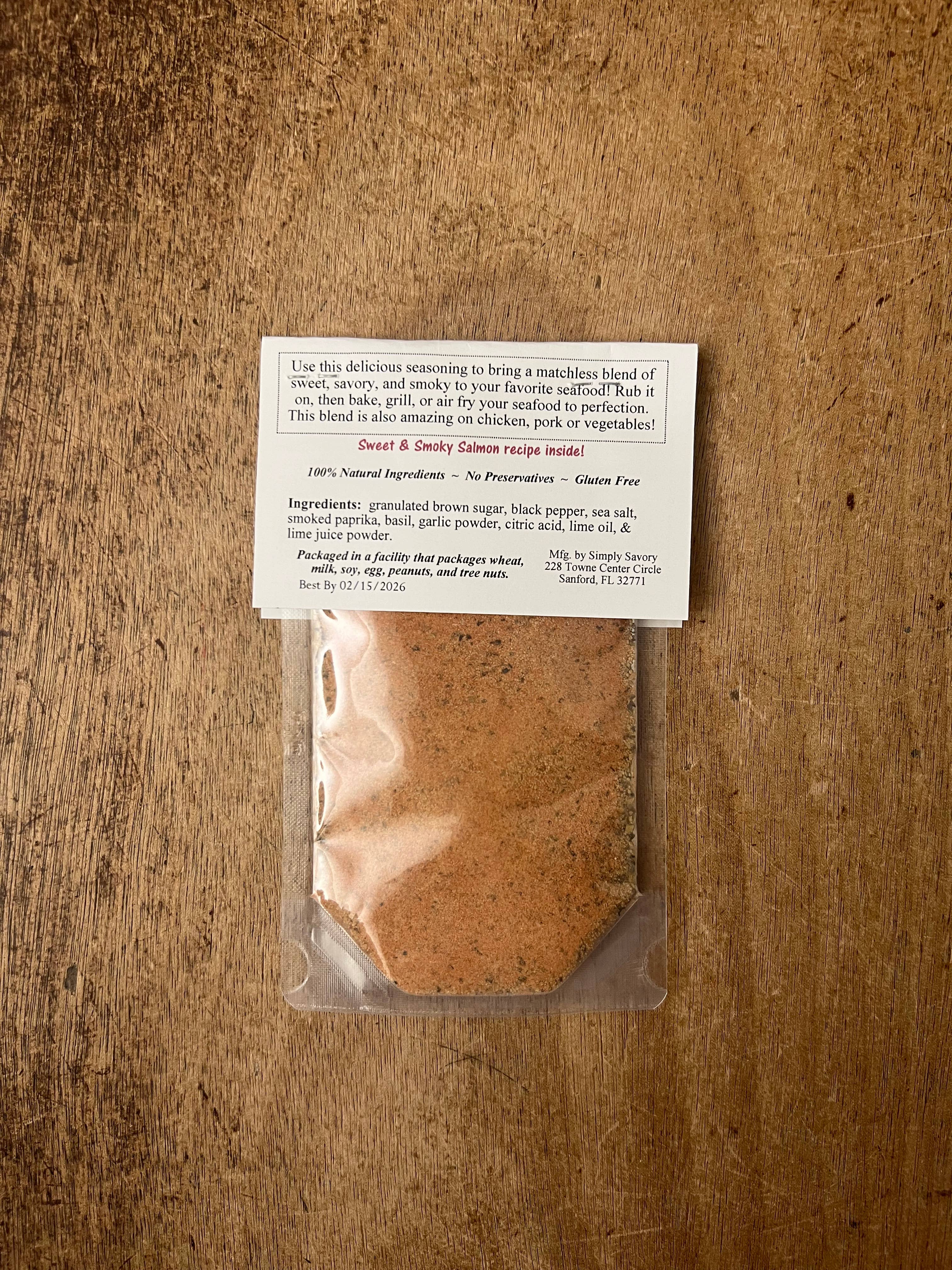 Simply Savory - Wholesale Dried Spice Mix - Sweet & Smoky Seafood Seasoning2