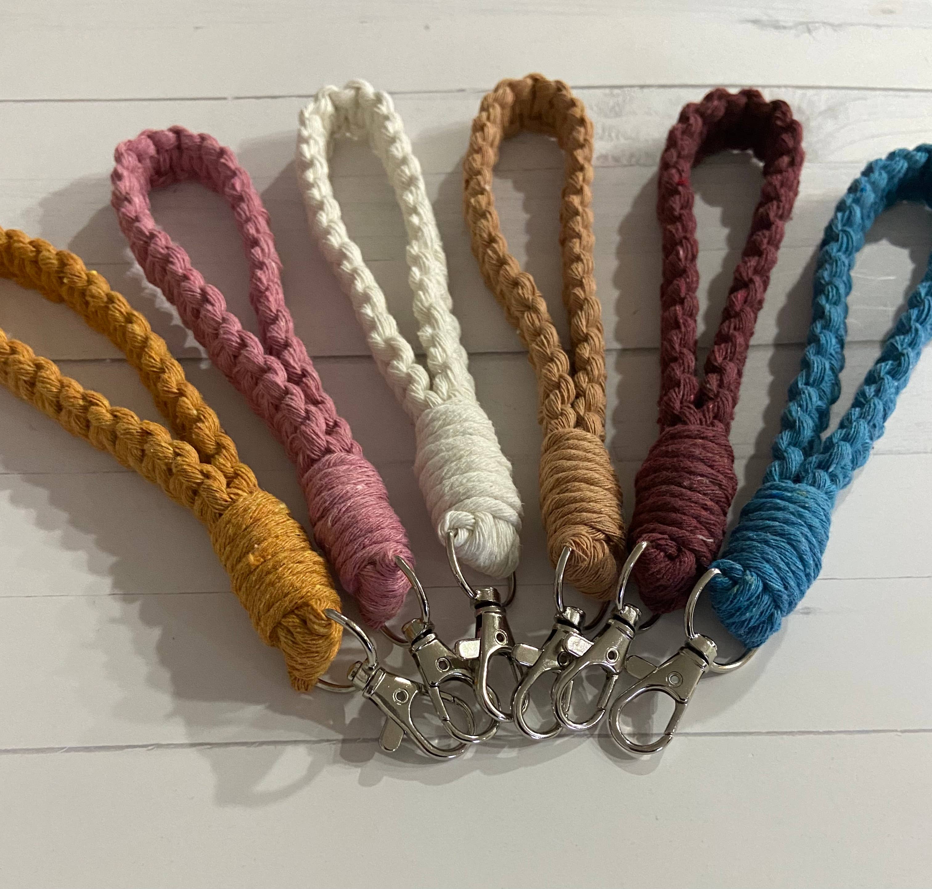 Chickadee Creations - Wholesale Keychain - Women's - Boho Macrame keychain wristlets2