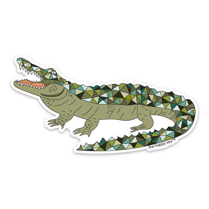4" Alligator Vinyl Sticker for wholesale by The Happy Sea