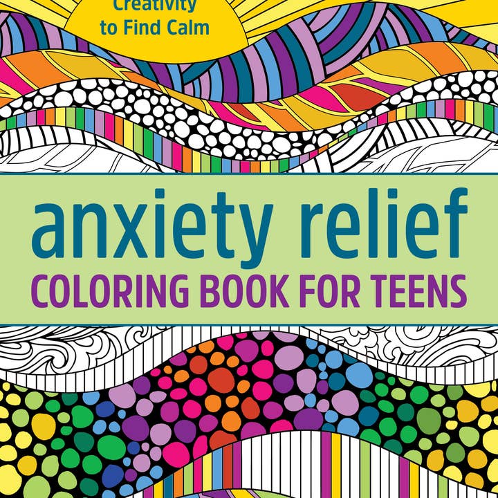 Sourcebooks - Wholesale Coloring Book - Kids & Baby - Anxiety Relief Coloring Book for Teens