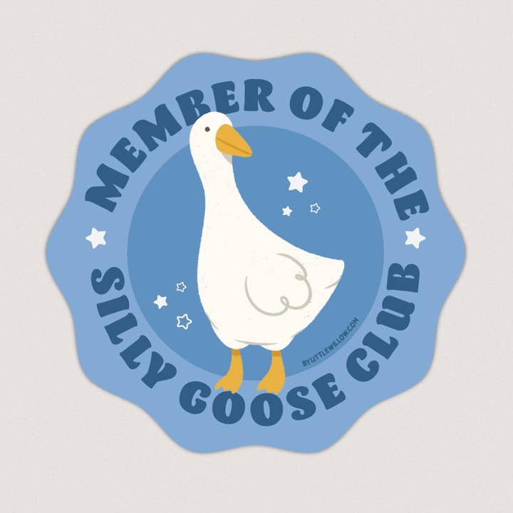 Dumgåsklubbens klistermärke för wholesale av Little Willow