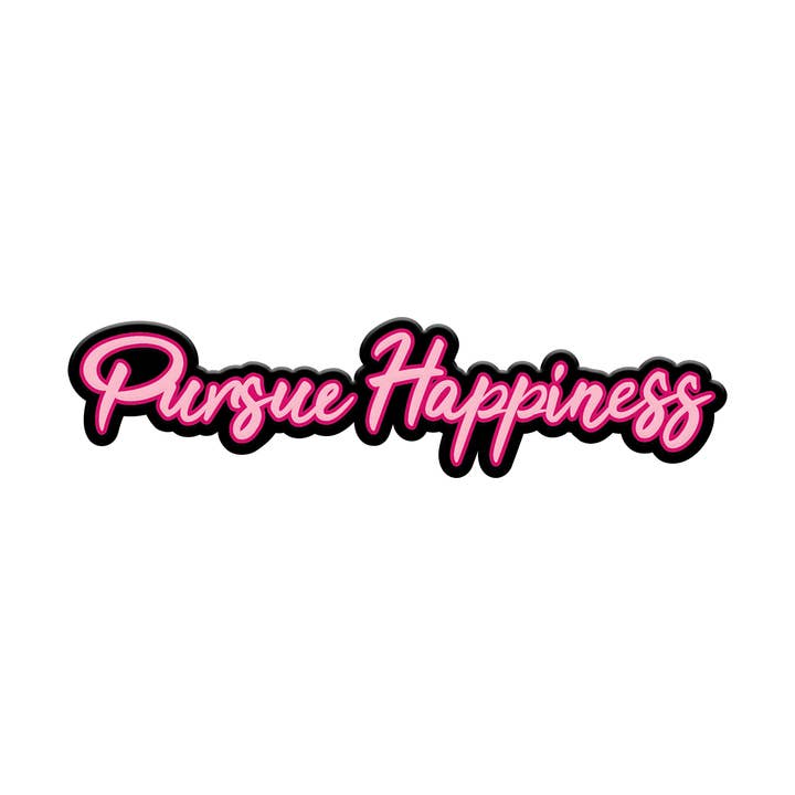 Pursue Happiness Pin for wholesale by Mover & Shaker