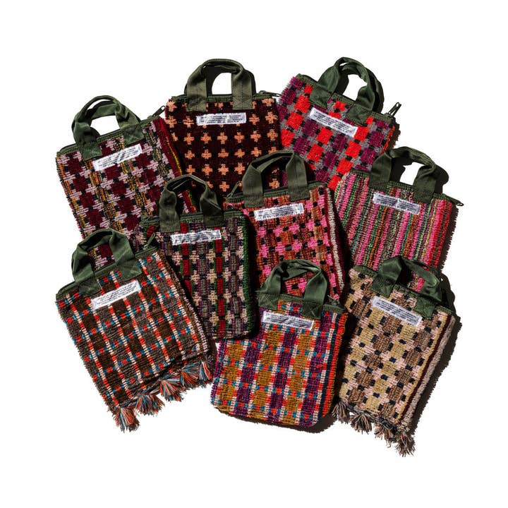 Puebco - Wholesale Tote Bag - Women's - TRUCK SEAT FABRIC SMALL TOTE30