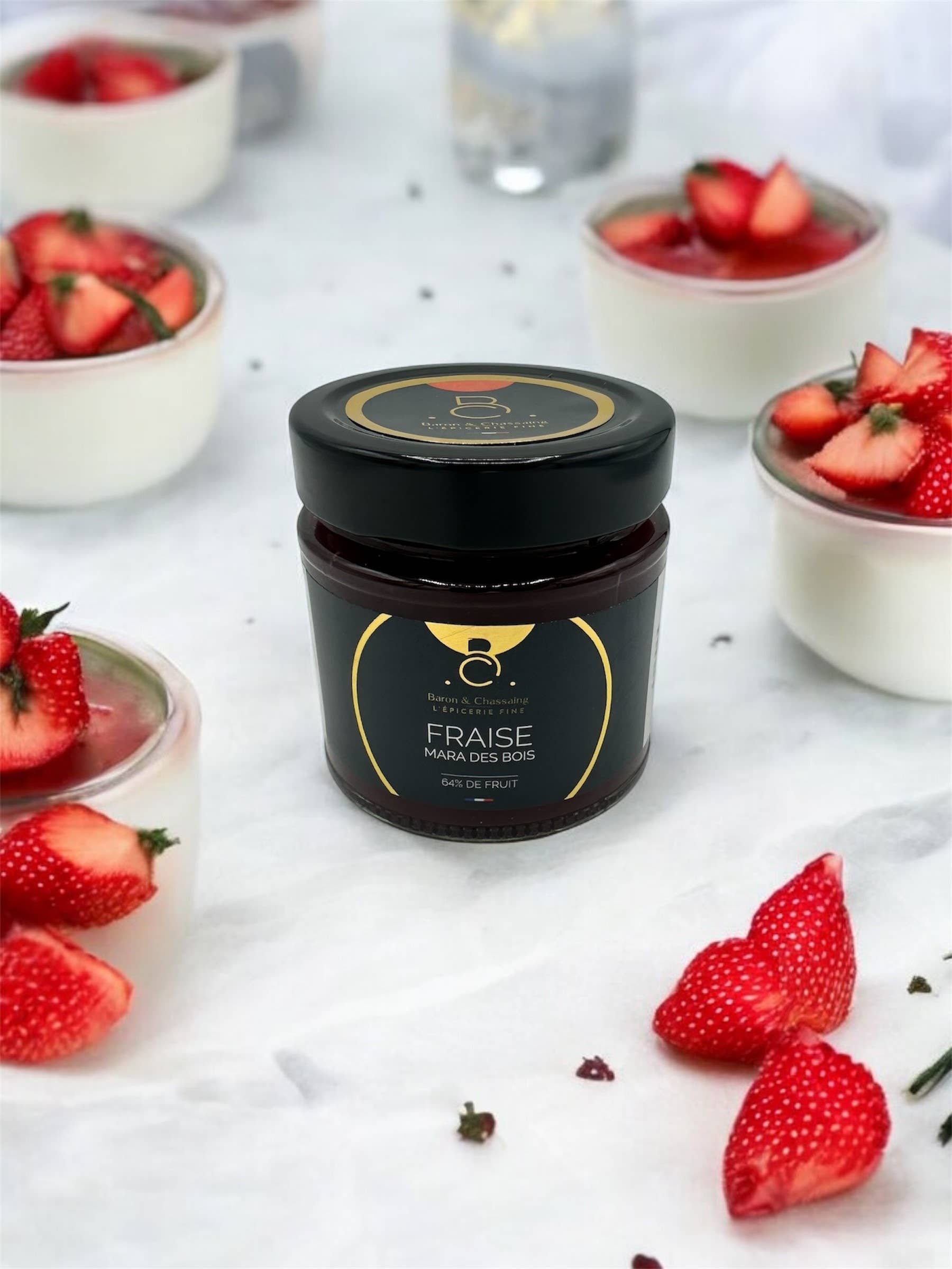 Baron & Chassaing - Wholesale Jam/Jelly - Mara des bois strawberry jam1