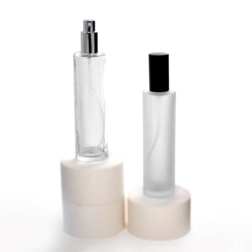 craftastik - Wholesale Room & Linen Spray - 100ml round glass/frosty room spray bottle2