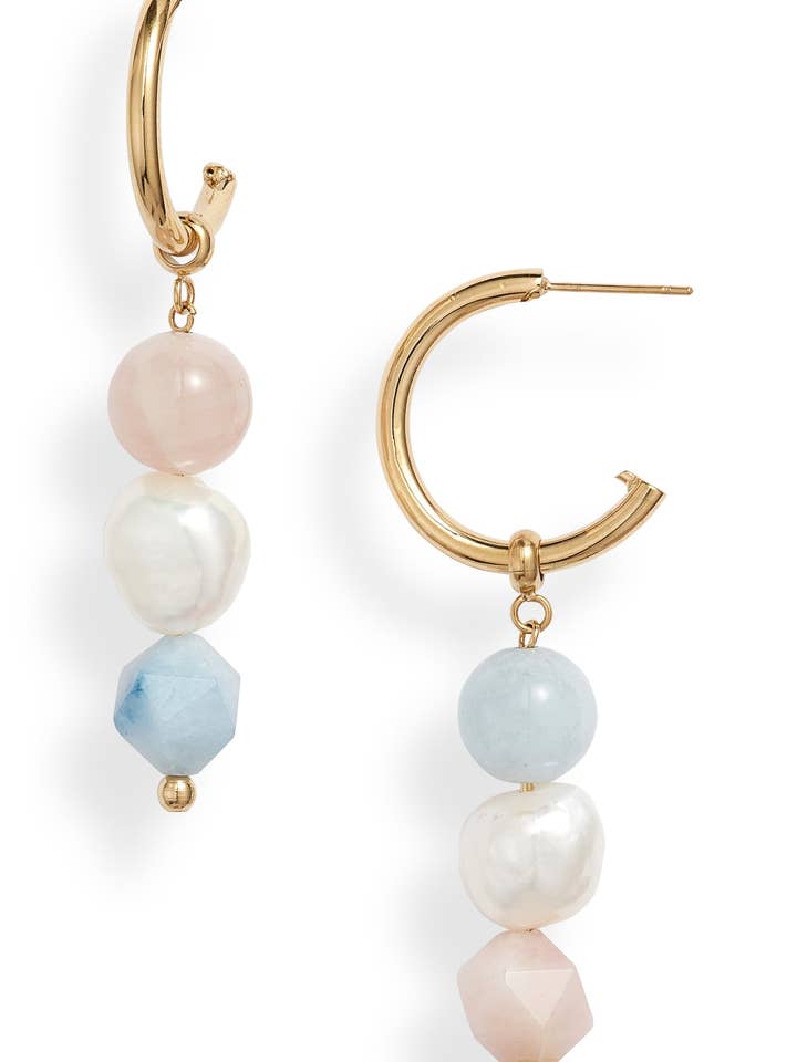 Brincos de gota de pedra robusta por atacado de Knotty Accessories