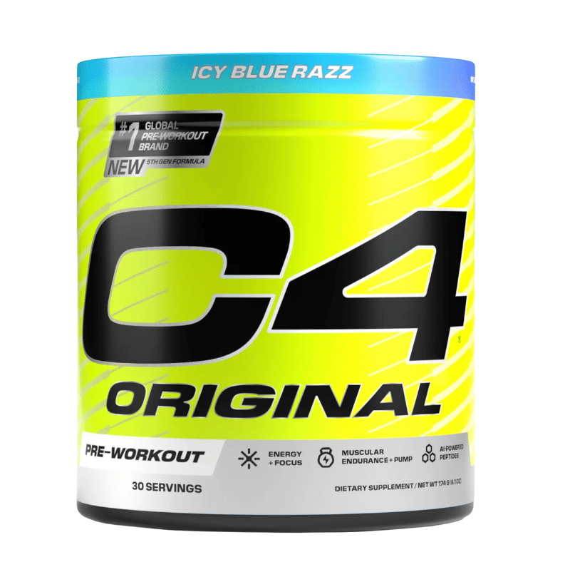 L&F Universal Goods - Wholesale Powdered Health Drink - C4 Original Pre-Workout Powder - 30 SRV - Icy Blue Razz0
