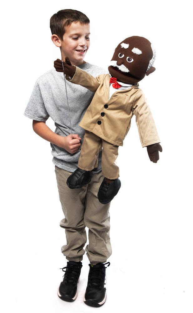 Silly Puppets - Wholesale Puppet - Kids & Baby - Silly Puppets Pops, Grandpa, Black (25")3