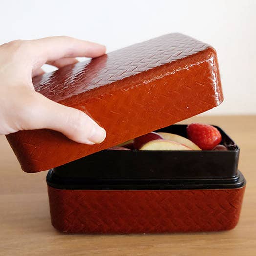 Small Ajiro Bento Lunch Box by Takenaka for wholesale by wagumi