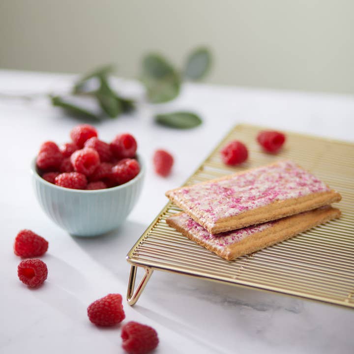 Frosted Razzi Raspberry Toaster Pastries for wholesale by Nature's Path