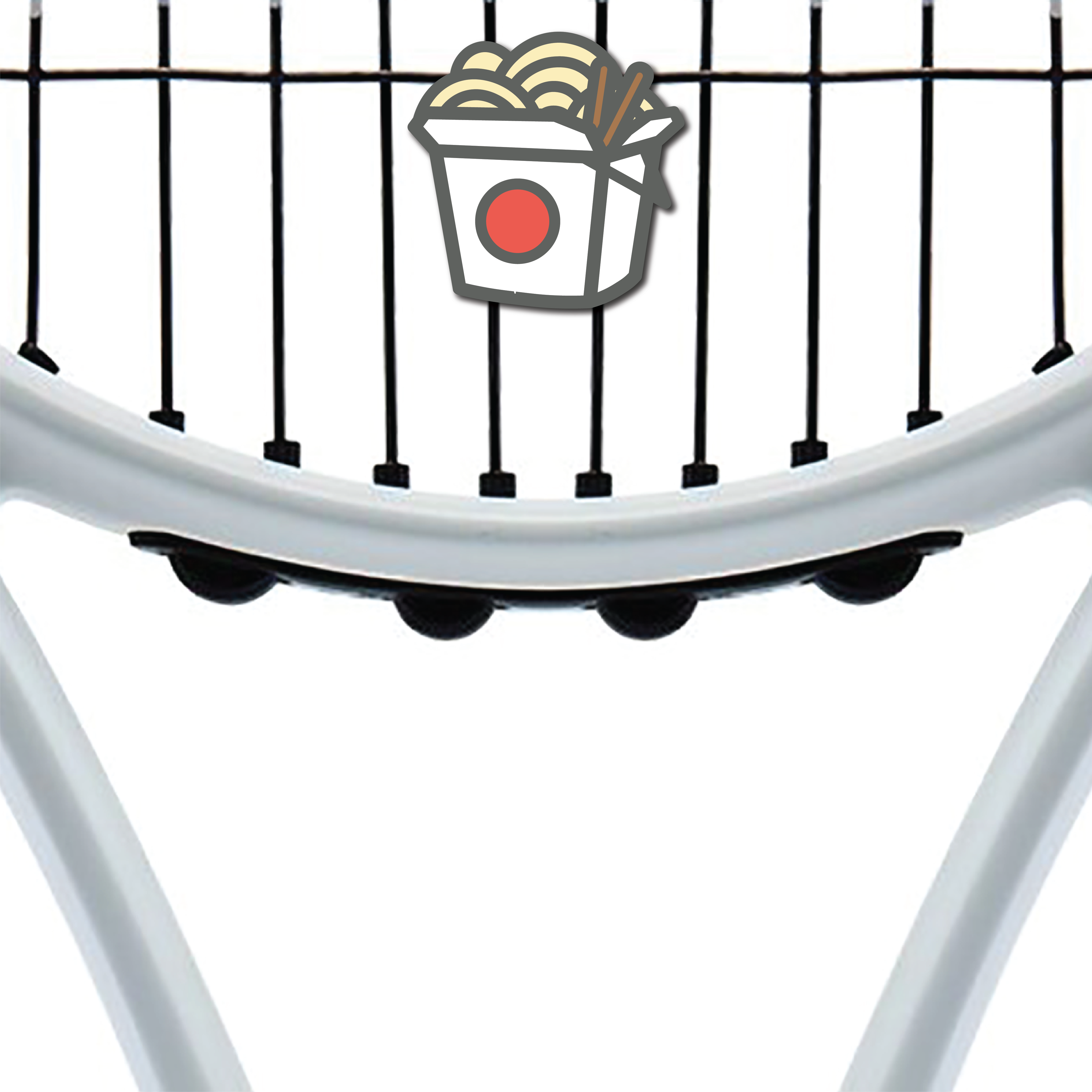 Racquet Inc – Engroshandel Sportsudstyr – Lækre dæmpere - (2-pakke) Takeout-boks - Food Tennis Vibrationsdæmper0