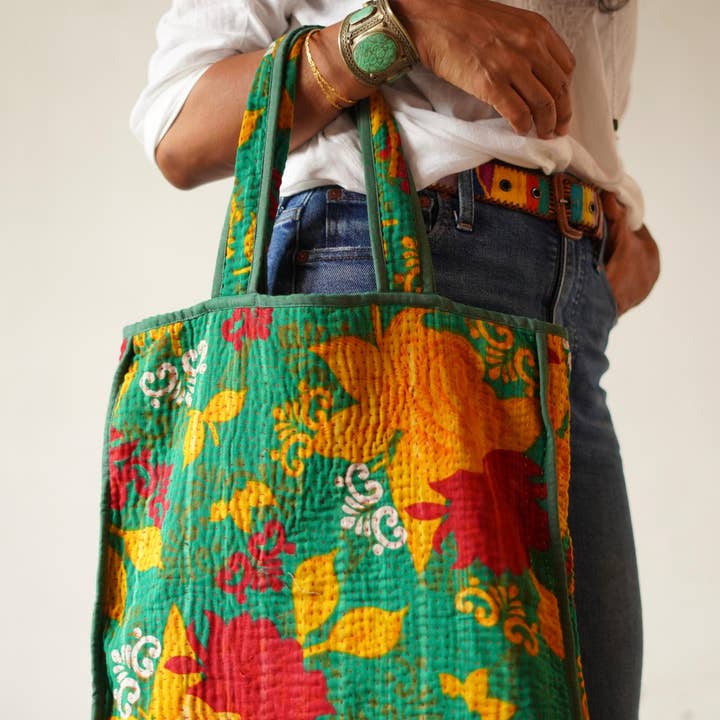 Annahmol - Wholesale Tote Bag - Women's - Vintage Textile one of a kind Cotton Totes12