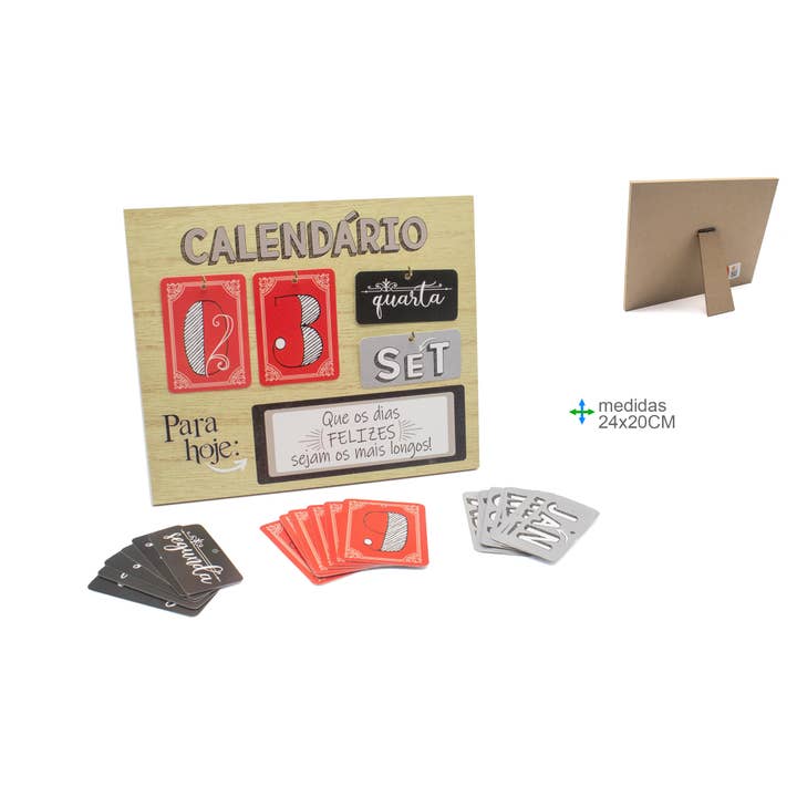 Calendrier MDF 24x20cm (12Unités) #1 pour la vente par Esoterica Arte