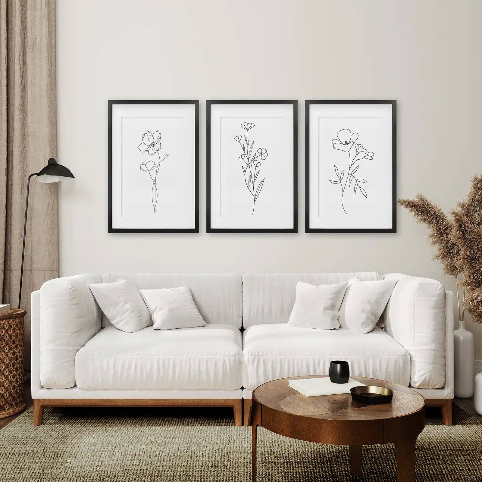 Art Lane - Wholesale Gallery Wall Set - Wildflower Trendy Line Art. Minimalist Wall Decor1