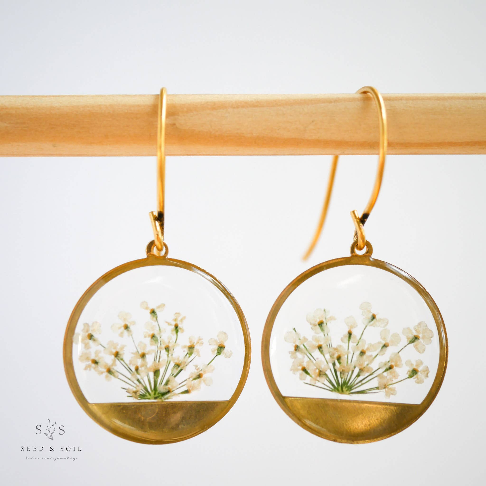 Seed & Soil Botanical Jewelry - Wholesale Dangle Earrings - Horizon Earrings2
