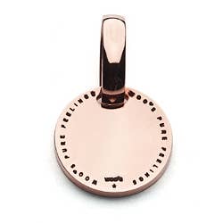 Woo's pure feelings - Wholesale Individual Charm/Pendant - Smooth Steel Medal 14mm for Engraving5