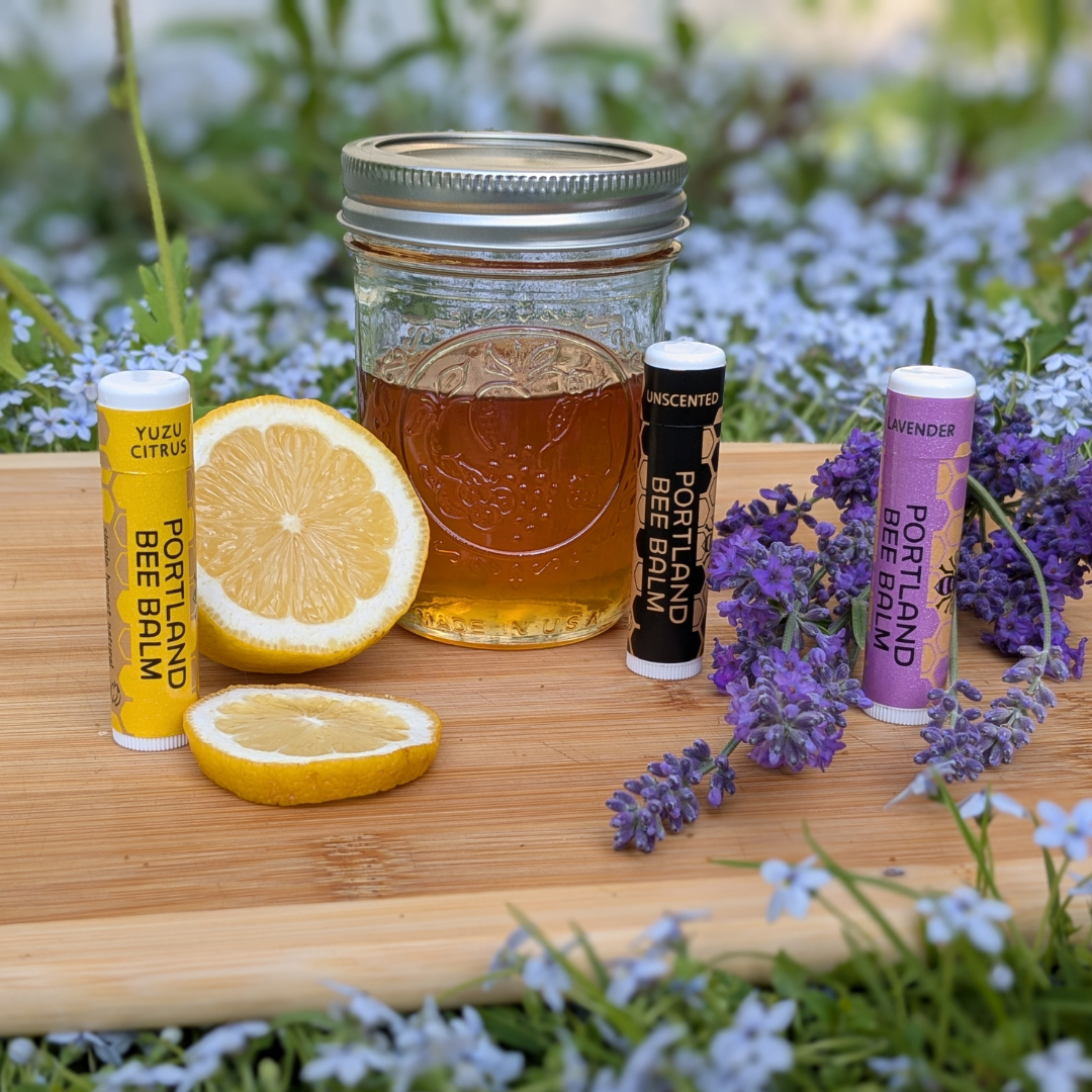 Portland Bee Balm - Wholesale Lip Balm Set - Lavender, Yuzu Citrus & Unscented Assorted Lip Balm – 3-Pack5
