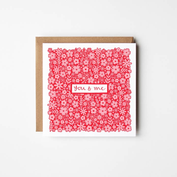 Greeting card | Valentines | Love | You and me for wholesale by Once upon a Dandelion