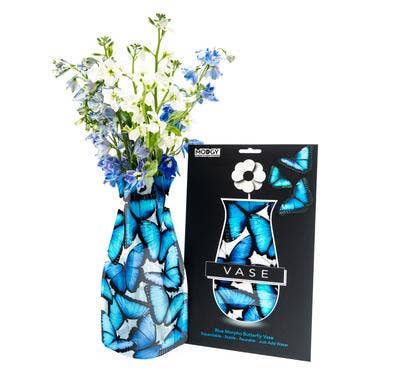 Modgy - Wholesale Vase - Modgy Expandable Vase - Blue Morpho Butterfly1