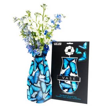 Modgy - Wholesale Vase - Modgy Expandable Vase - Blue Morpho Butterfly1