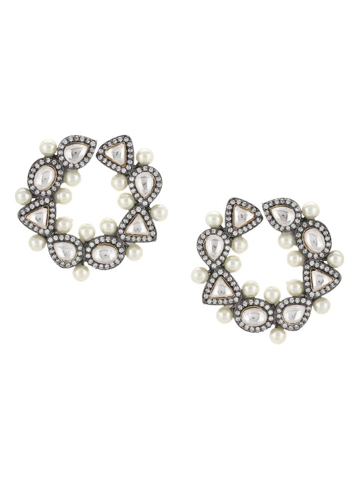 Brincos Diamante e Pérola por atacado de Ritu Singh