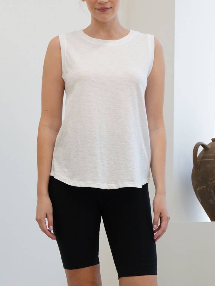 COTTONSLUB MUSCLE TANK for wholesale by Fabina