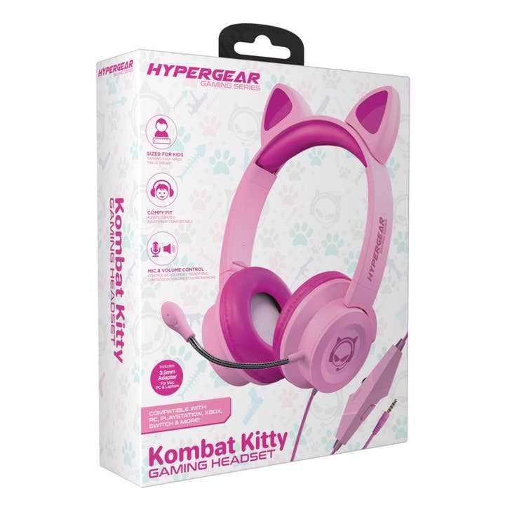 JupiterGear Home - Wholesale Headphones - HyperGear Kombat Kitty Gaming Headset3